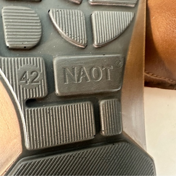 NAOT Women's 42/ 11 Cetona Double Zip Bootie Brown Leather - Picture 8 of 9